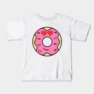 The Pink Valentine Donut Kids T-Shirt